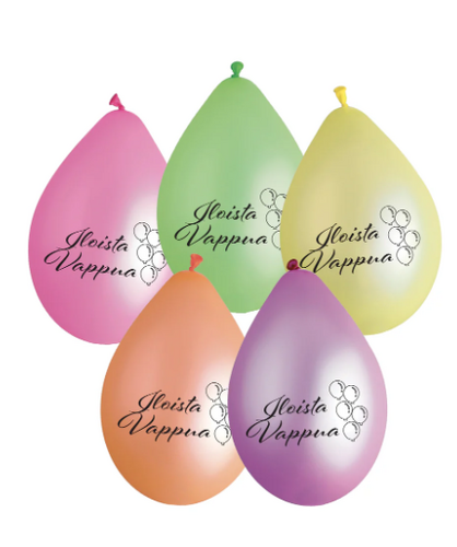 Ilmapallot, Iloista vappua neon 5kpl