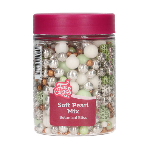 FunCakes pehmeät sokerihelmet, Botanical Bliss Mix 80g