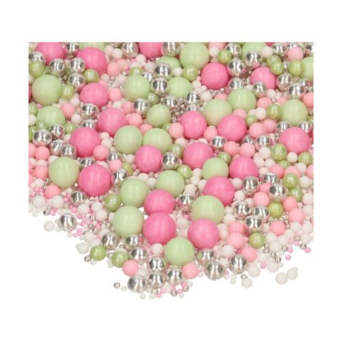 FunCakes pehmeät sokerihelmet, Rose Garden Mix 80g