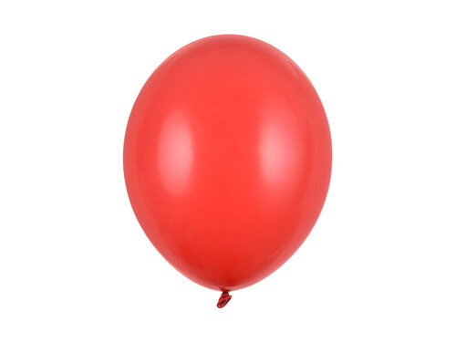 Ilmapallot 100kpl, pastel poppy red 30cm