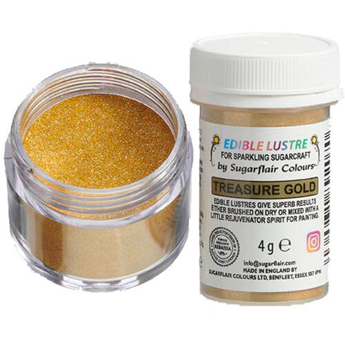 Sugarflair kimallejauhe, Treasure Gold