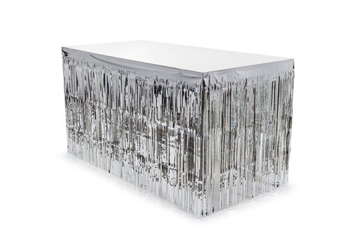 Pöytäreunakoriste, hopea 300x80cm