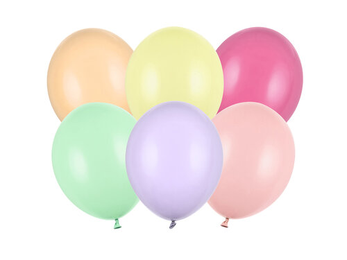 Ilmapallot 10kpl, pastellilajitelma 27cm