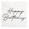 Happy Birthday lautasliinat hopea