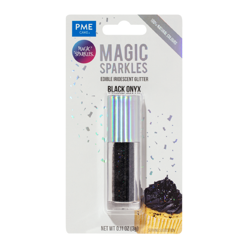 PME syötävä glitter, musta - Black Onyx 