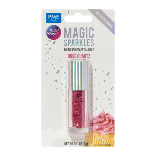 PME syötävä glitter, ruusunpunainen - Roze Quartz