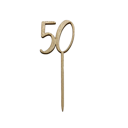 Puinen kakkukoriste, nro 50