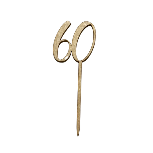 Puinen kakkukoriste, nro 60