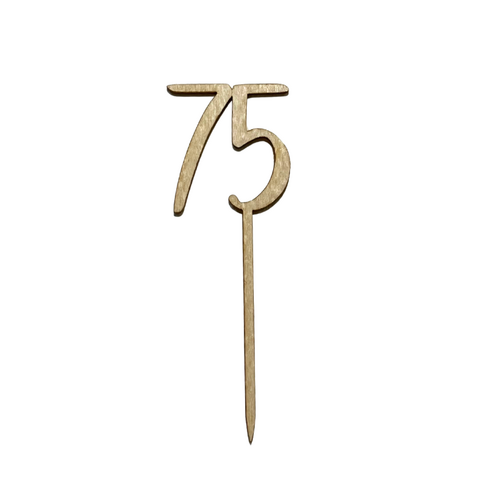 Puinen kakkukoriste, nro 75