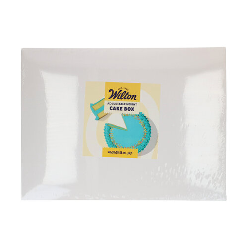 Wilton korkea kakkulaatikko, säädettävä 40x30x20-28 cm