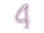 Muotofoliopallo, numero 4 violetti 72cm