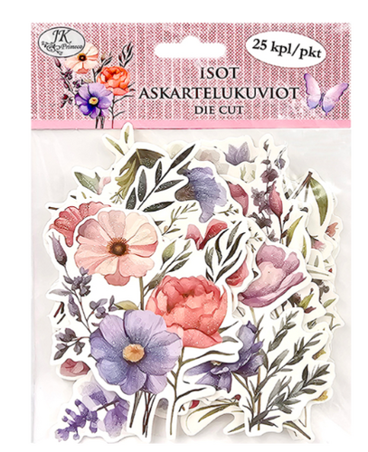 Askartelukuviot Rosa kukat 25kpl