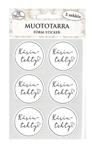 Muototarra Käsin tehty musta 3 arkkia