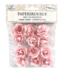 Paperiruusut vanha rosa 12kpl
