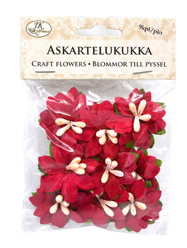 Askartelukukat Joulutähti 9kpl
