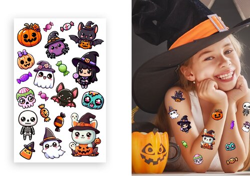 Siirtotatuoinnit, Halloween pienet möröt