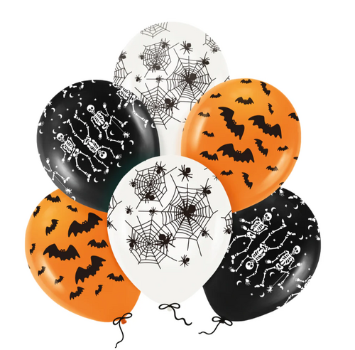 Ilmapallot, Halloween mix 6kpl