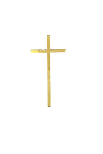 Kakkukoriste, kultainen risti 10,5cm