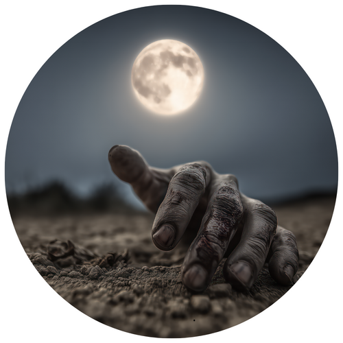 Syötävä kakkukuva, Halloween zombie