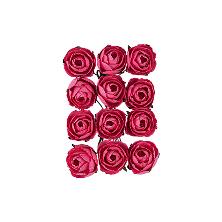 Paperileinikit fuksianpunainen 12kpl