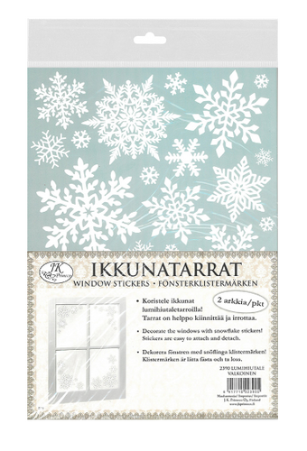 Siirry tuotteeseen Ikkunatarra A4 Lumihiutale