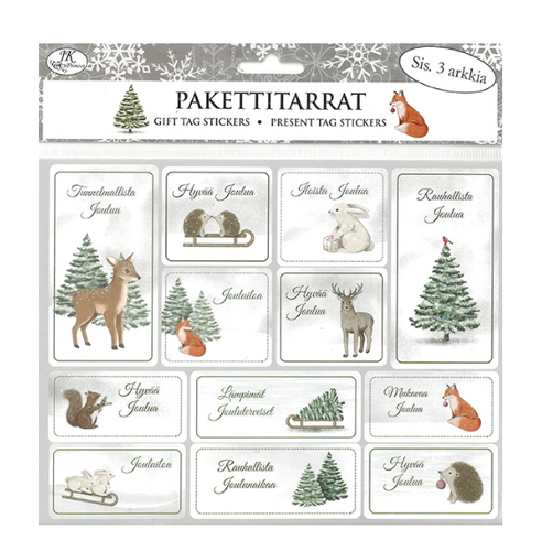 Pakettitarra Talvi luonto 3 arkkia