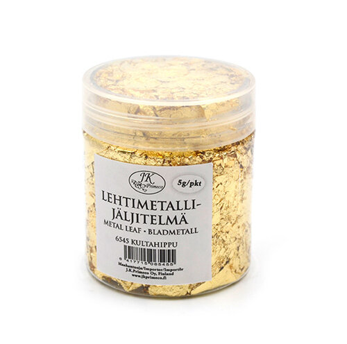 Lehtimetallijäljitelmä kultahippu
