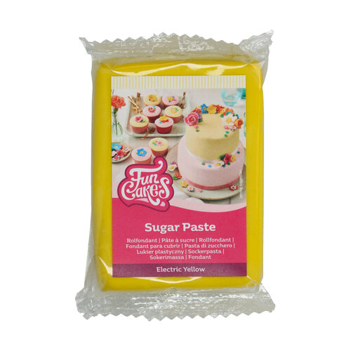 FunCakes sokerimassa, Electric Yellow 250 g