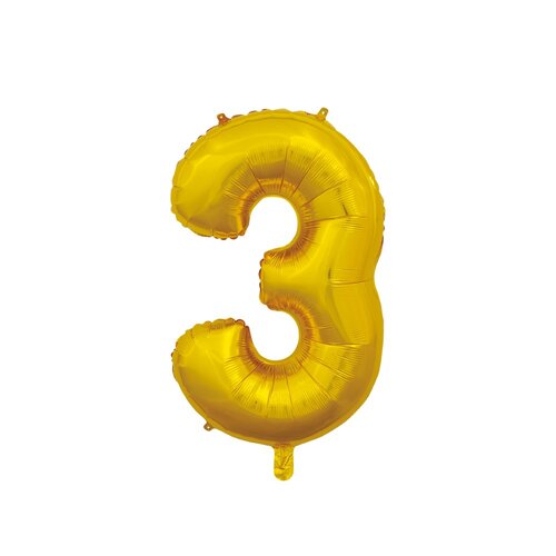 Muotofoliopallo, numero 3 kulta 66cm