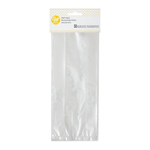 Siirry tuotteeseen Wilton kirkas makeispussi 10x24cm, 50kpl