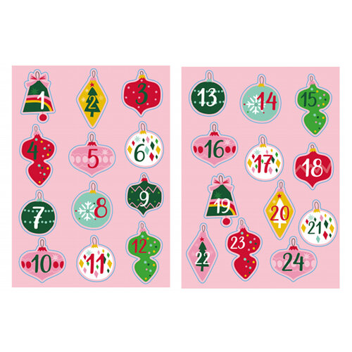 Joulukalenteritarrat, joulupallot