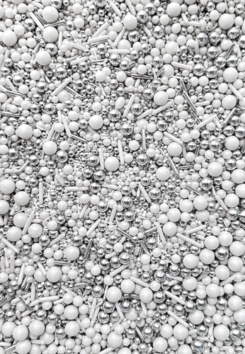 Koristeraemix, White & Silver