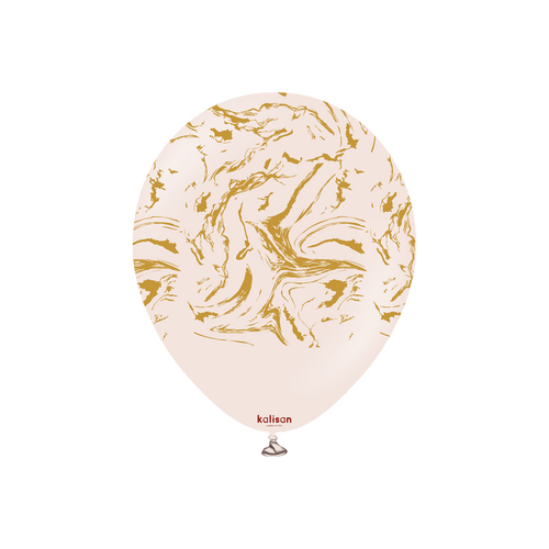Ilmapallot 25kpl, marmori pinkki-kulta