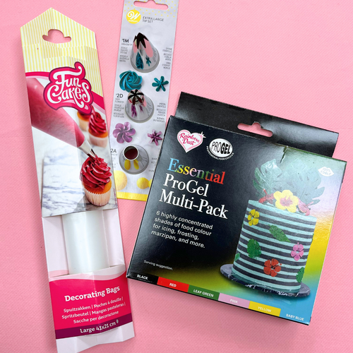 Sukkasilleen Keittiössä pursotuskurssin tuotepaketti