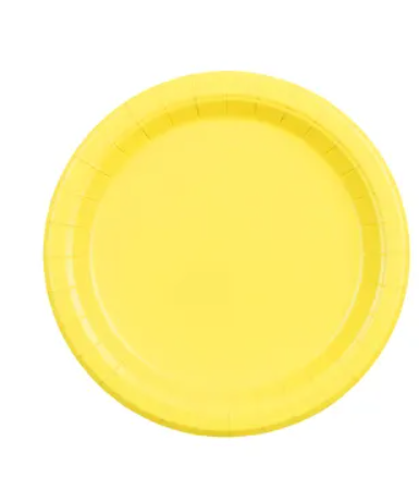 Pienet lautaset, keltainen 6kpl