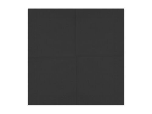 Isot lautasliinat, musta 20kpl