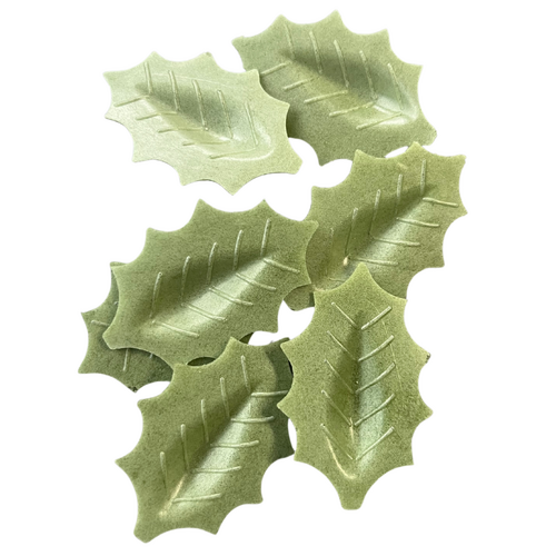 Syötävä vohvelikoriste, Holly leaf 20 kpl