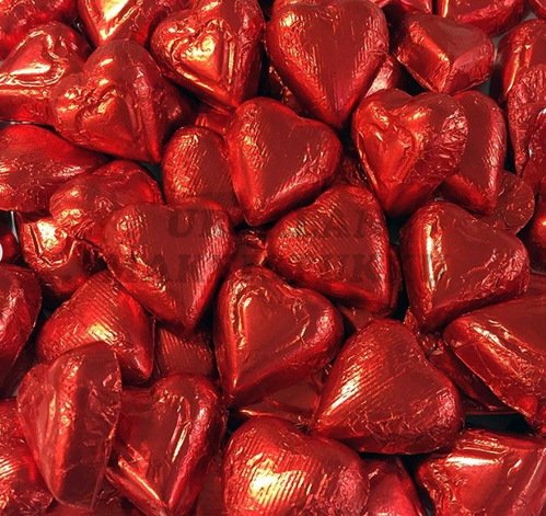 Suklaasydän, punainen 1 kpl